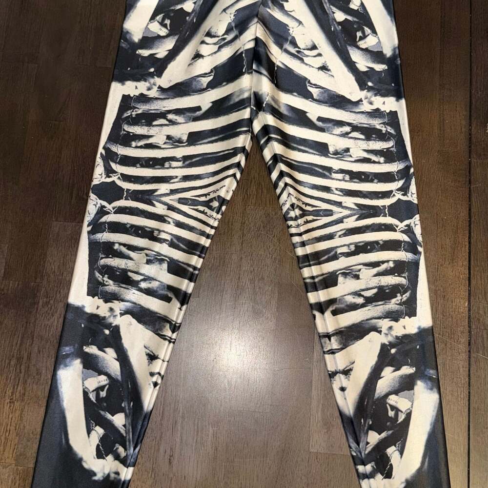 BlackMilk Shichigoro Mechanical Bones 2 Leggings Size M - Picture 2 of 6